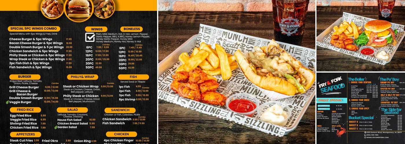 Fry & Fork Menu