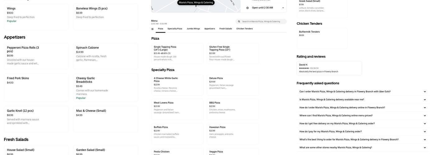 Mexican taqueria / Restuatrnt Menu