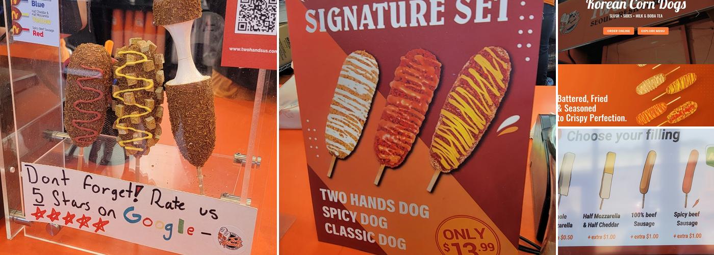 Two Hands Fresh Corn Digs Menu