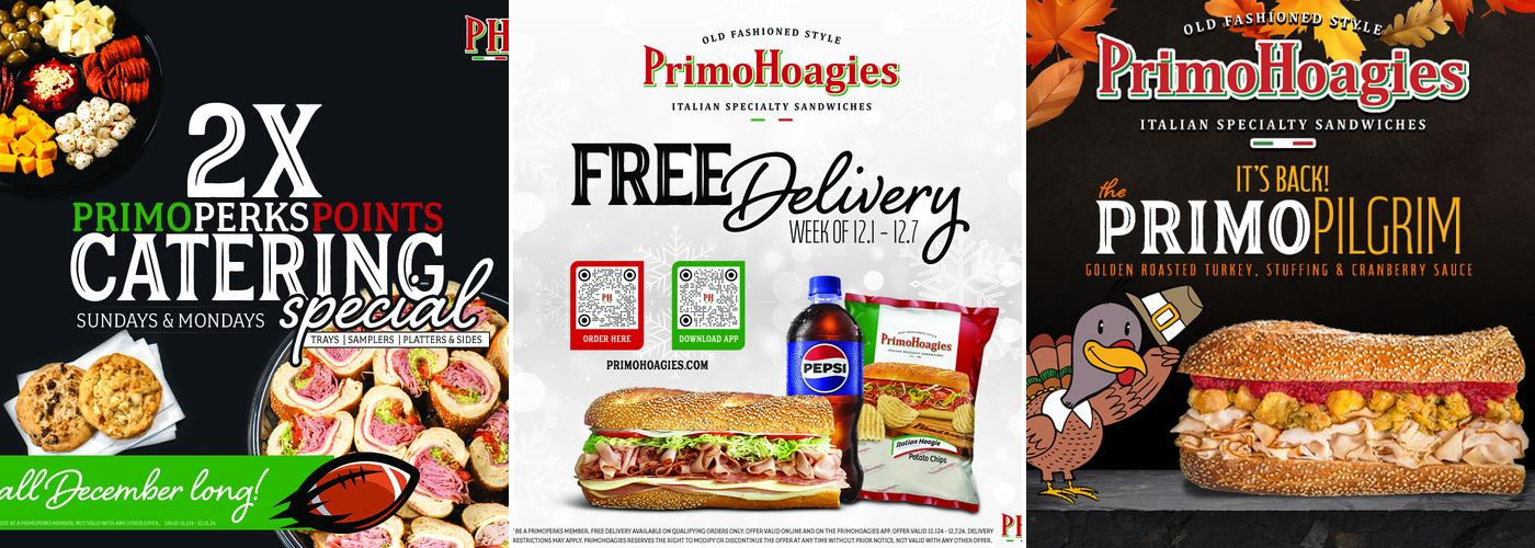 PrimoHoagies Menu