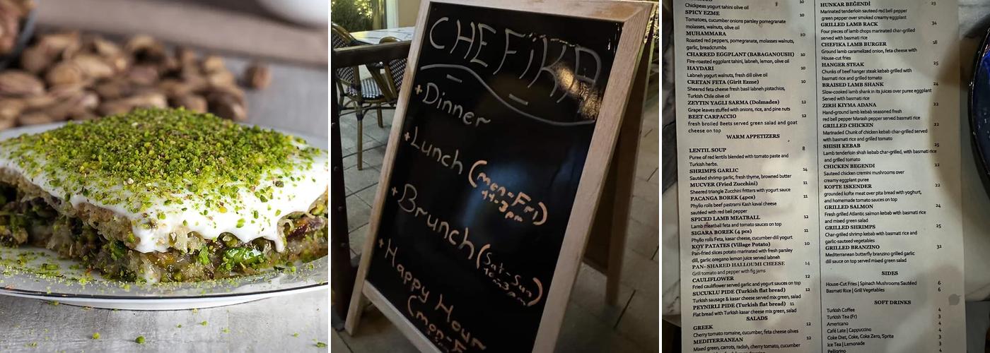 Chefika Menu