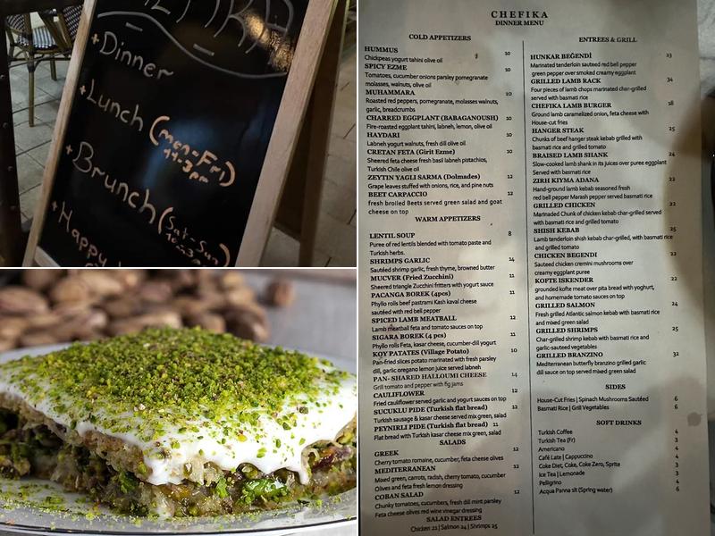 Chefika Menu