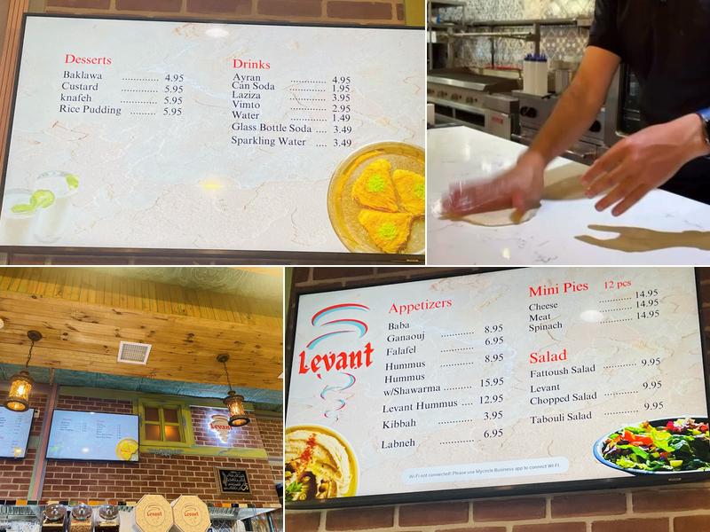 Levant Menu