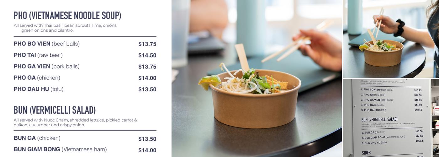 Pho Real Menu