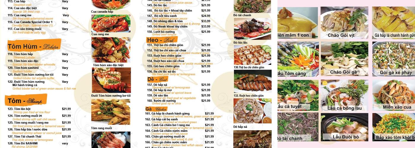 Q Lounge Menu