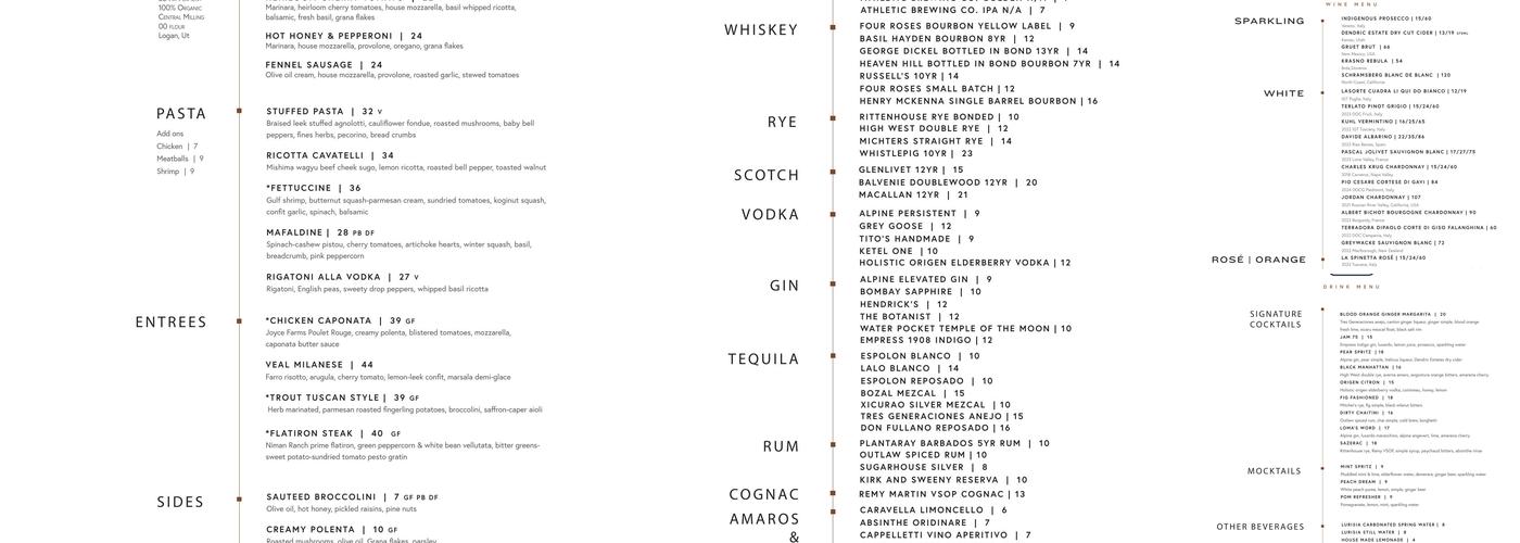 LOMA Menu