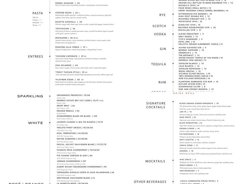 LOMA Menu