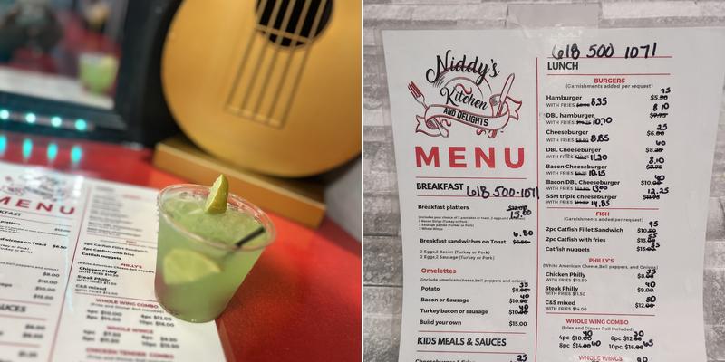 Niddy’s Kitchen Menu