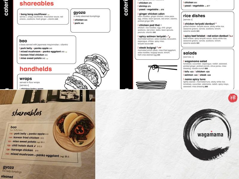 Wagamama Clarendon Menu