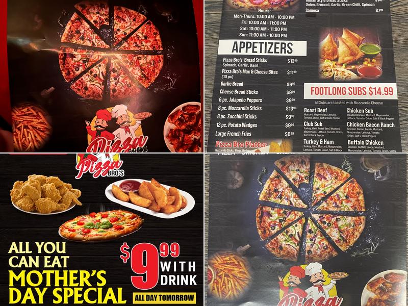 Pizza Bro’s Menu
