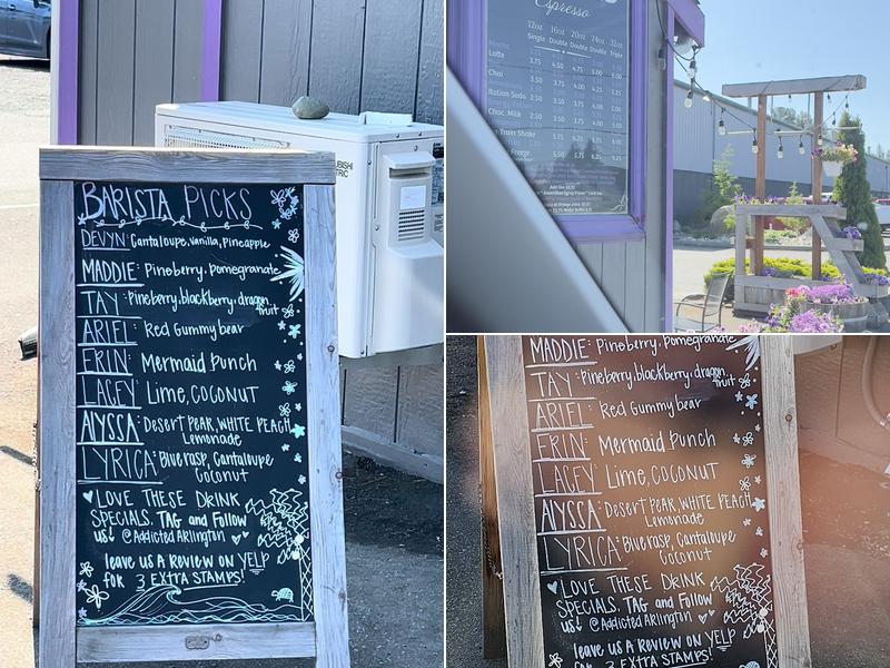 Addicted Espresso Arlington Menu