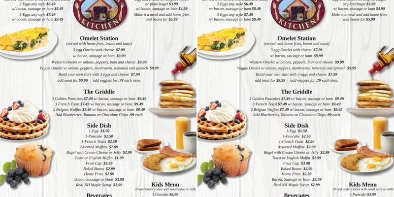 Colleen's Kitchen Menu