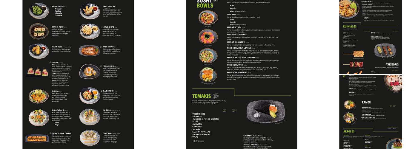 Sushi Roll Menu