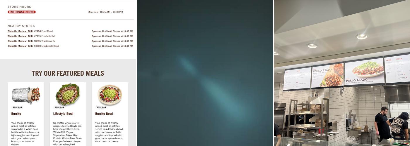 Chipotle Mexican Grill Menu