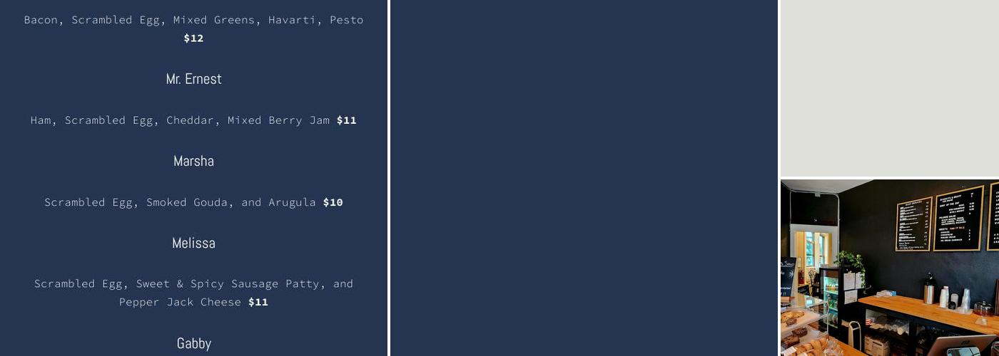 Grumpy's Biscuits Menu