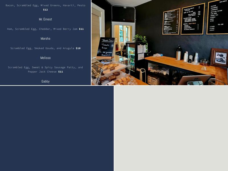 Grumpy's Biscuits Menu