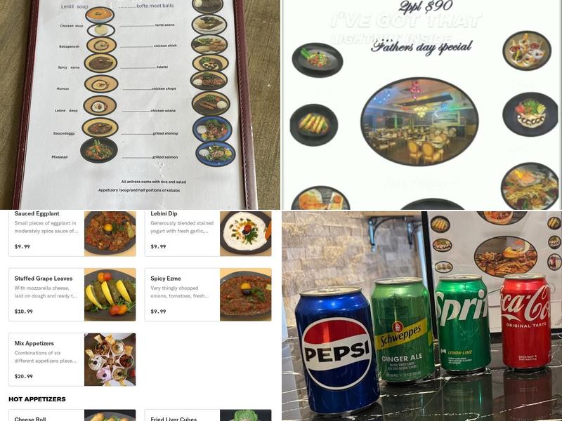 EFSANE MEDITERRANEAN cuisine Menu