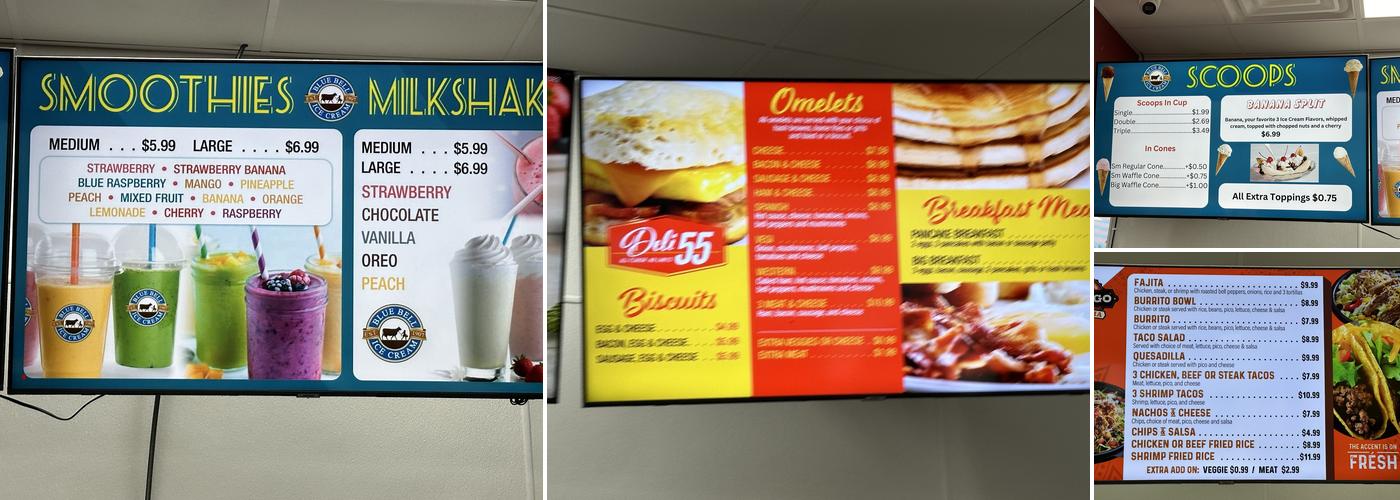 Sam's Restaurant Menu