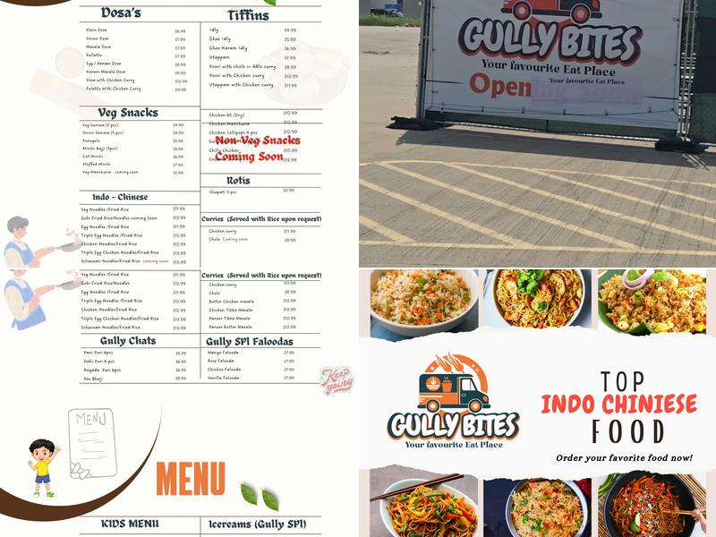 Gully Bites Menu