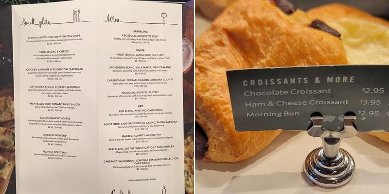 Starbucks Menu