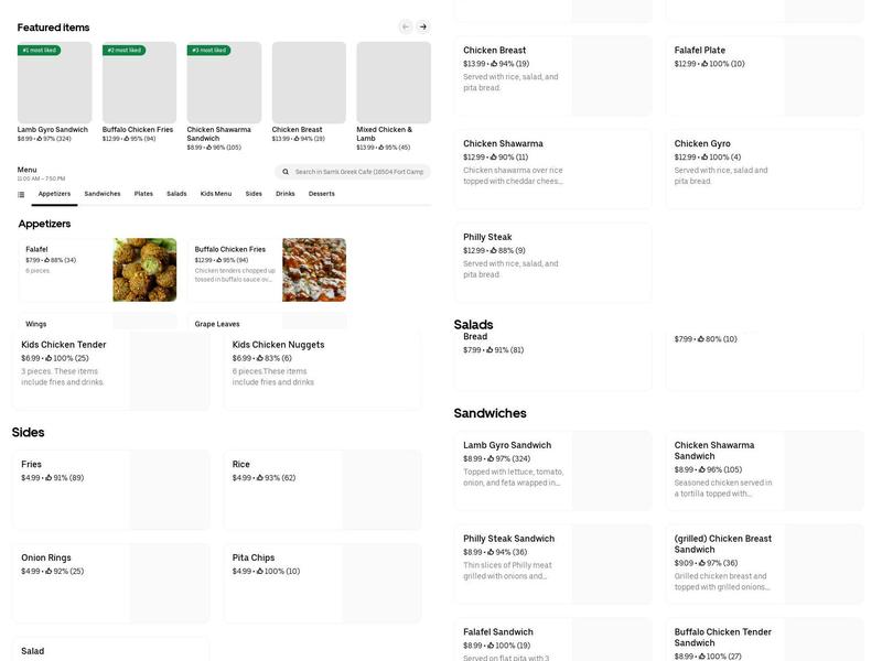 Smashburger Central Menu