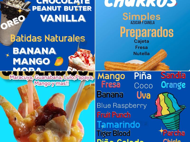 Sweet Home, Sabor Casero Menu