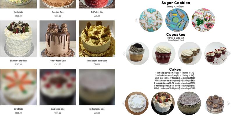 Nora's Bakery (No Walk-Ins) Menu