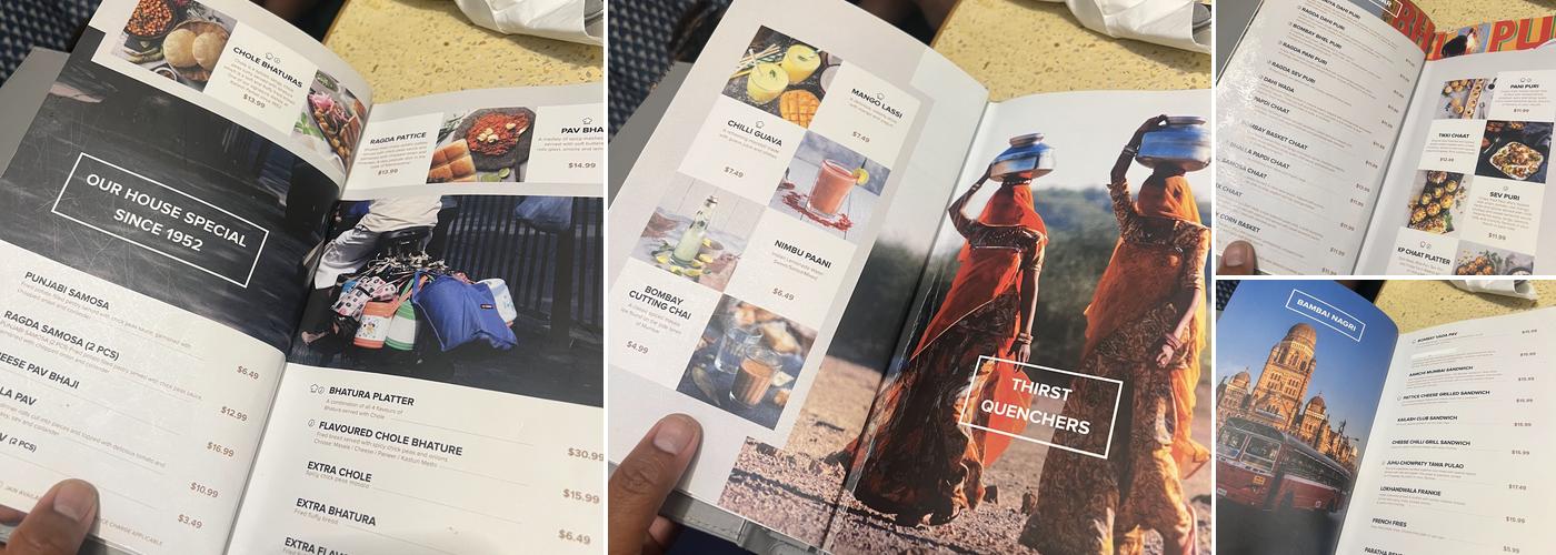 Kailash Parbat Menu