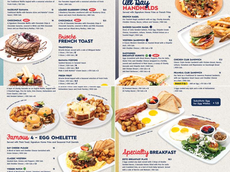 Eggsmart Menu