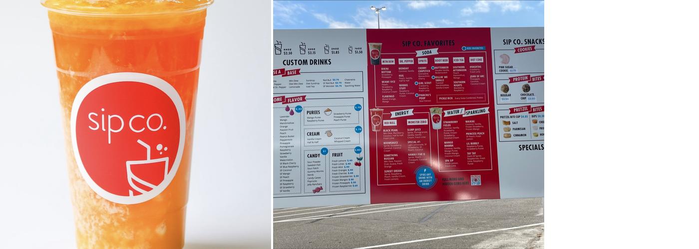 sip co. Menu