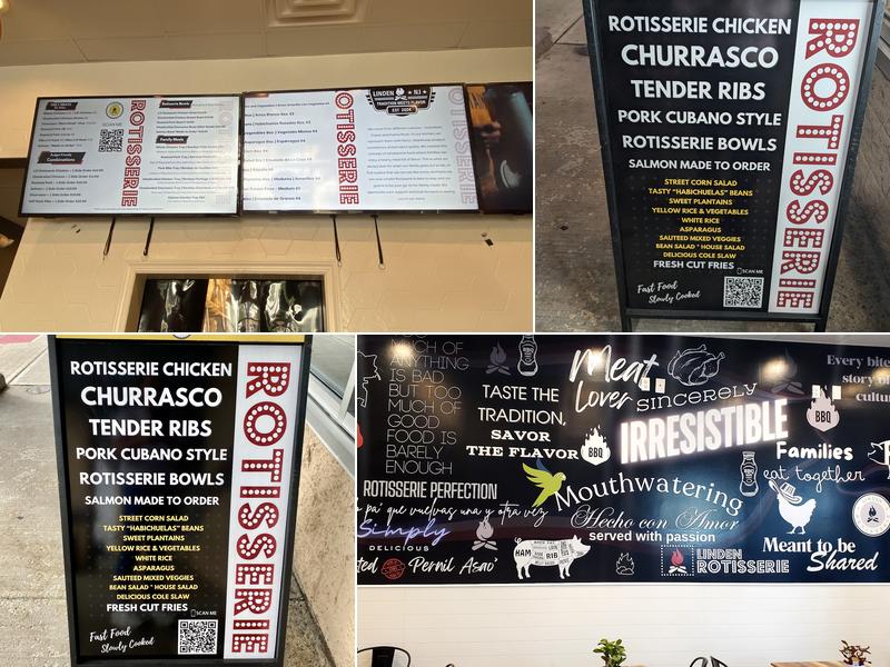 Linden Rotisserie Menu