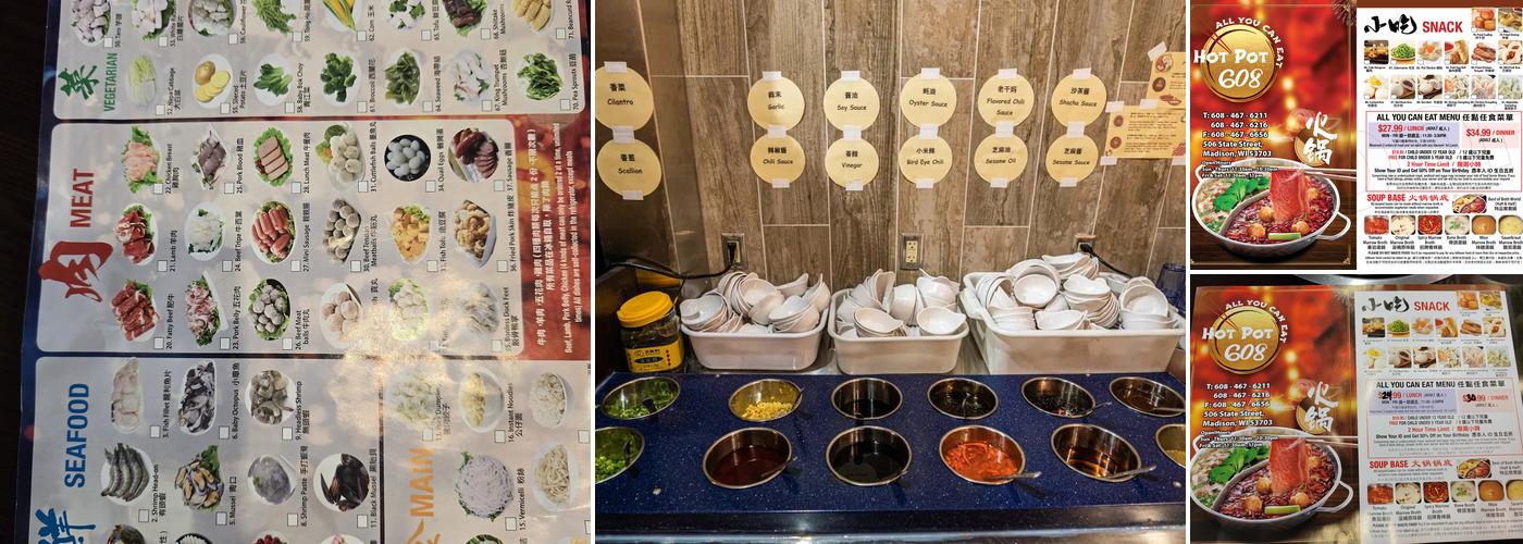Hot Pot 608 Menu