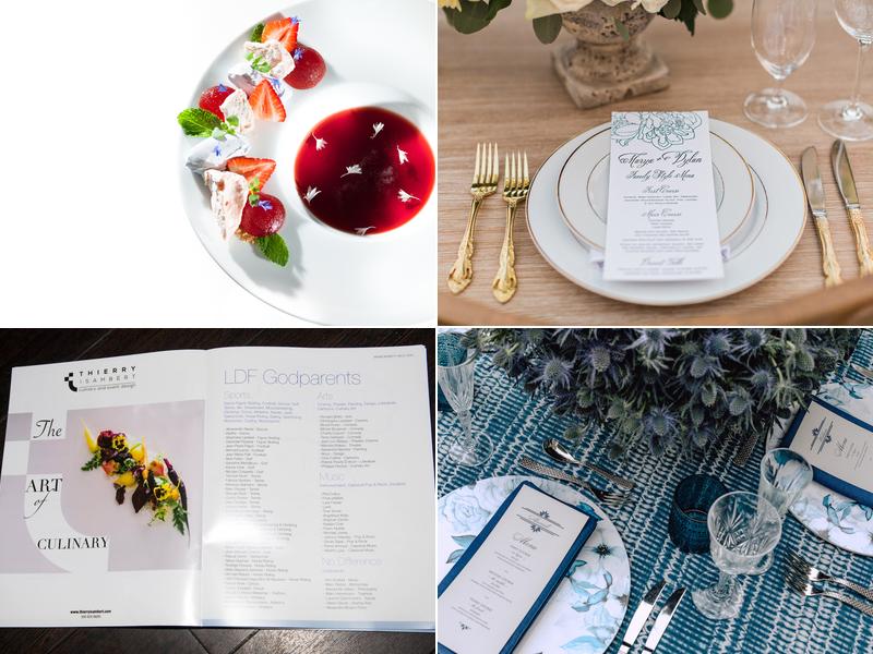 Thierry Isambert Culinary and Event Design Menu