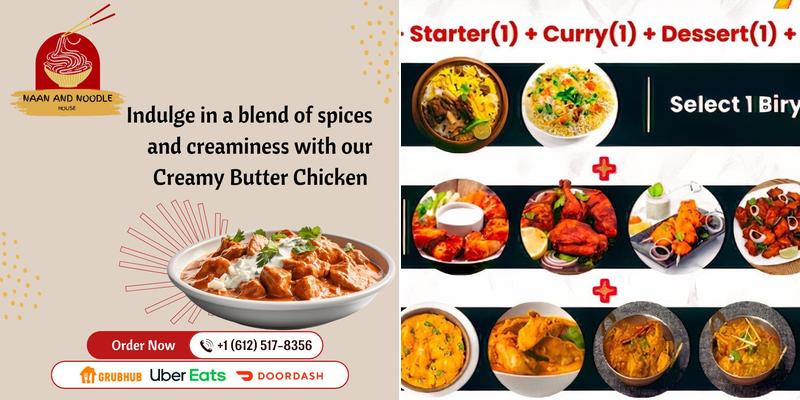 Naan and Noodle House Menu