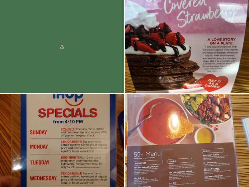 IHOP Menu