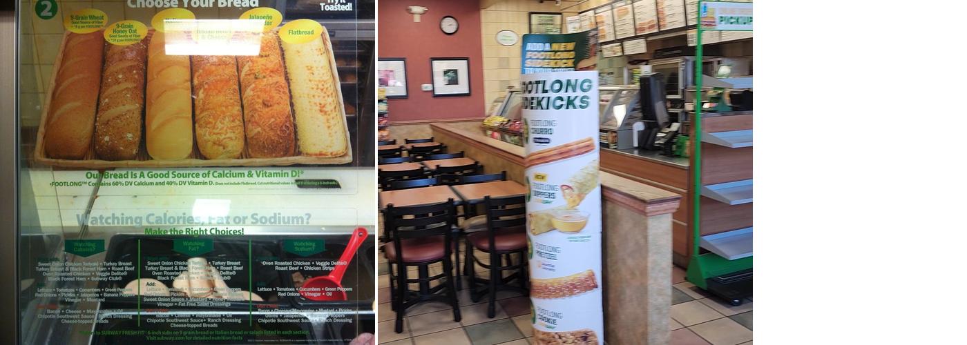 Subway Menu