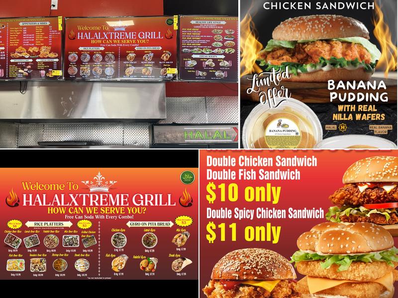HalalXtreme Grill Menu