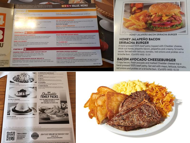 Denny's Menu