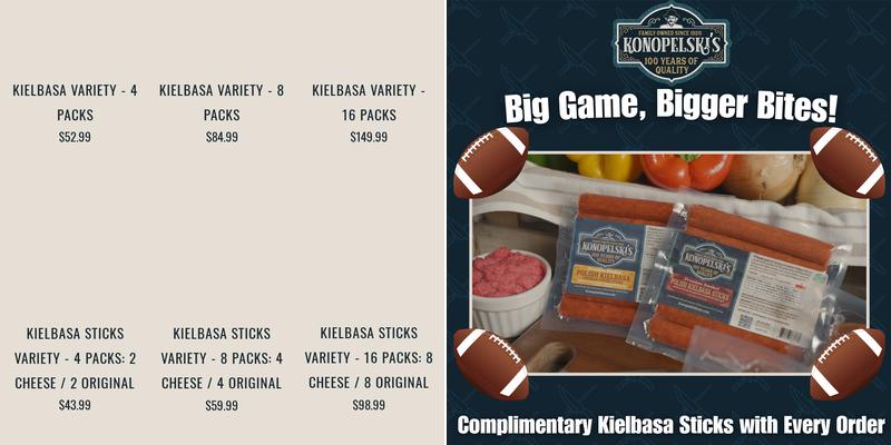 Konopelski Meats Menu