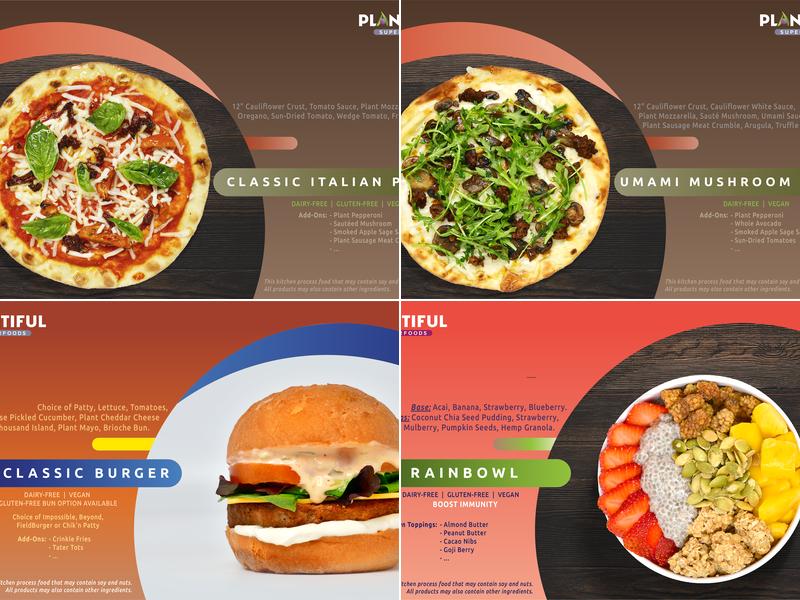 Plantiful Capitol Hill Menu