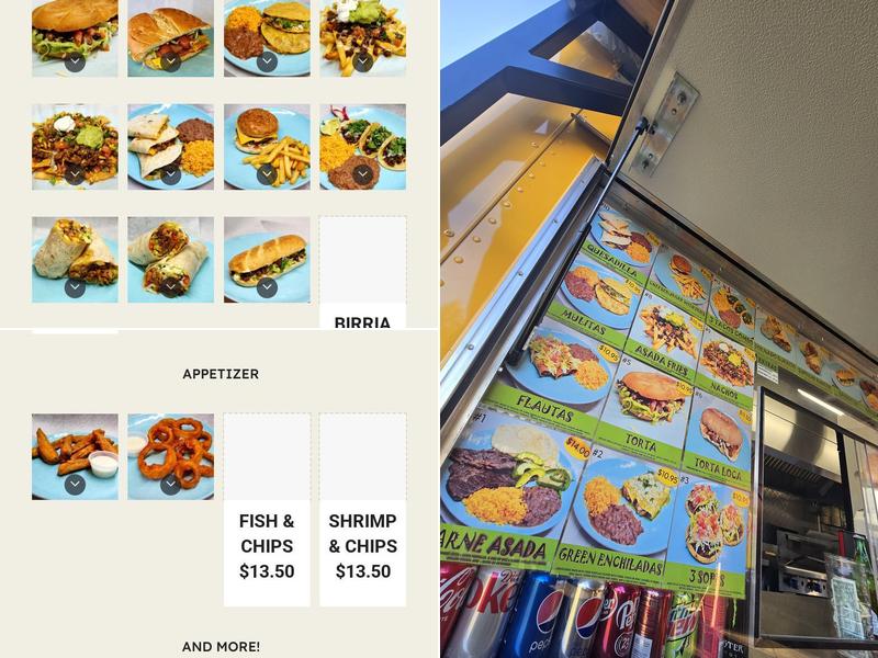 El Vagón Menu