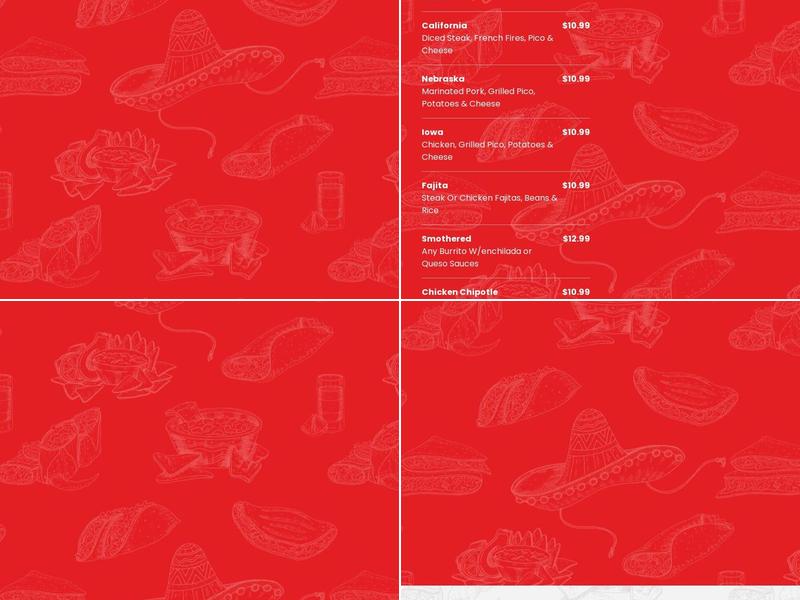 Abelardos Mexican Food Menu