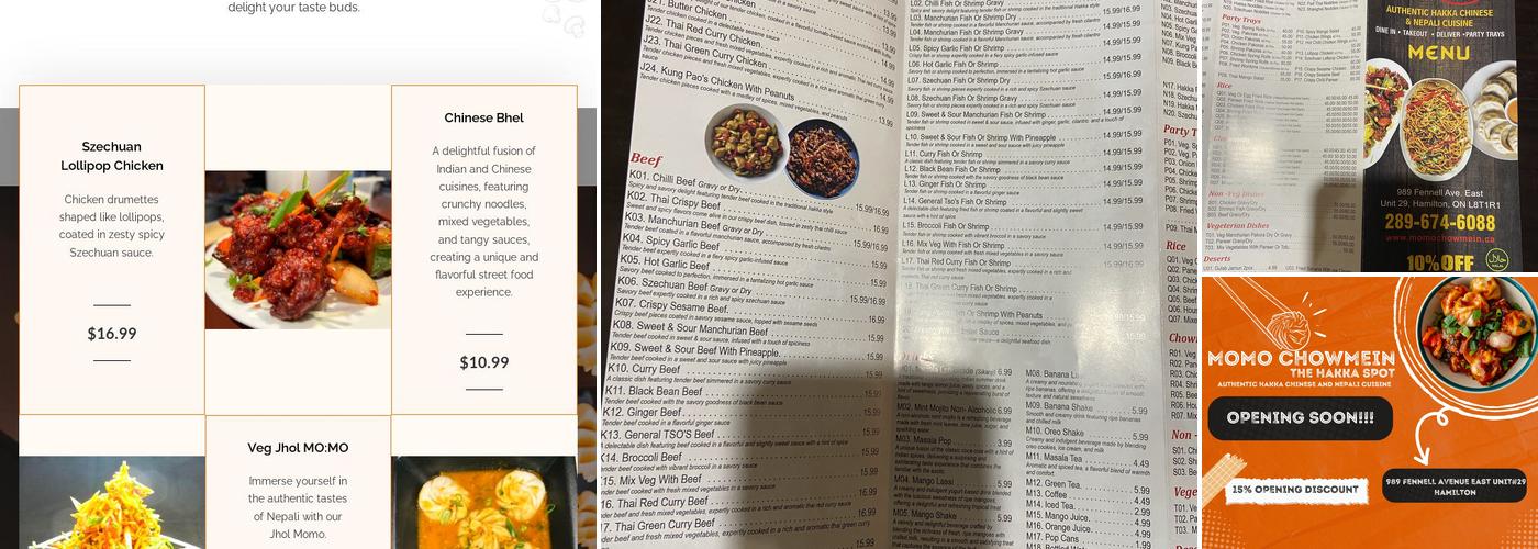 Momo Chowmein - The Hakka Spot Menu