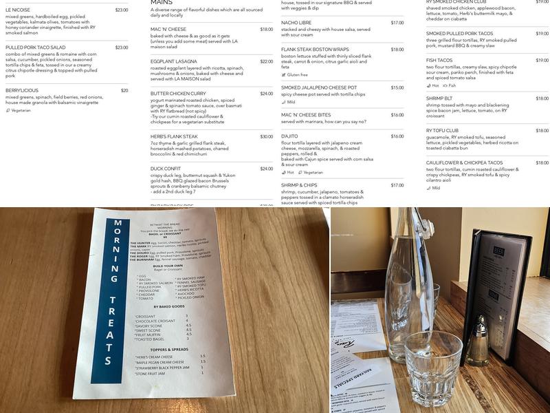 The Railyard Café and Taphouse Menu