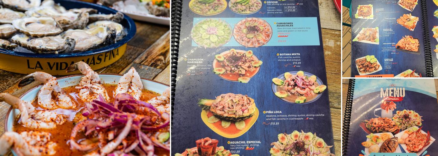 Mariscos Altamar Menu