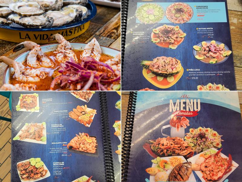 Mariscos Altamar Menu