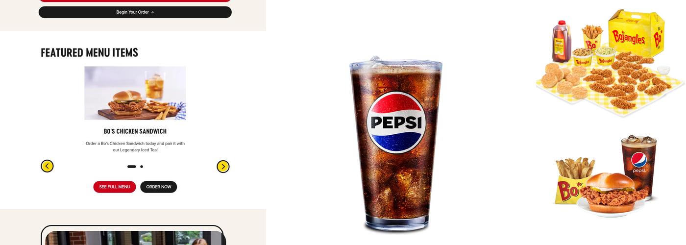 Bojangles Menu