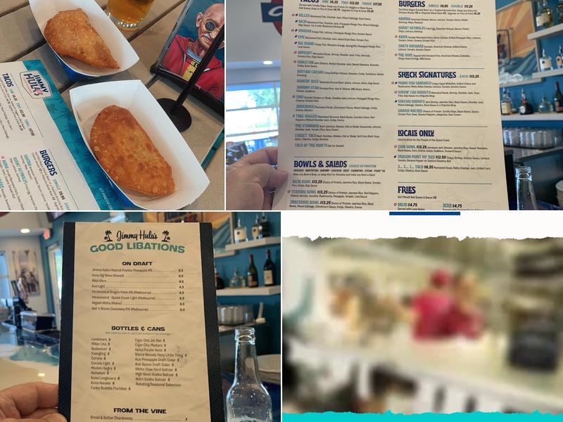 Jimmy Hula's at Pineda Crossing Menu