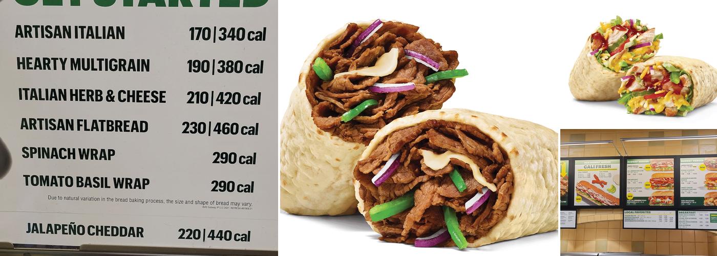 Subway Menu