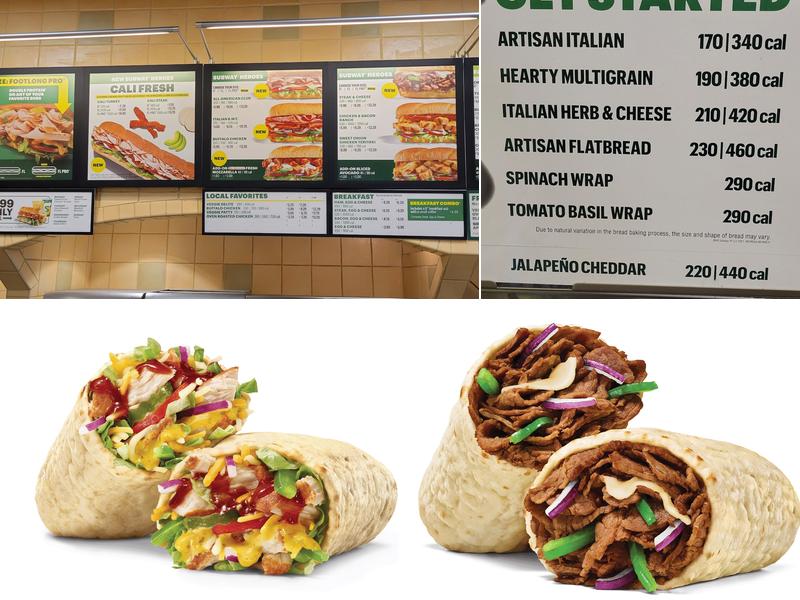 Subway Menu